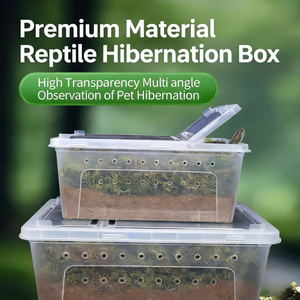 Kleintierbehälter Reptilienbox Tragbarer Fütterungskäfig für Insekten Spinnen Würmer Eidechsen Frösche Haustiergehege - Product Image 3