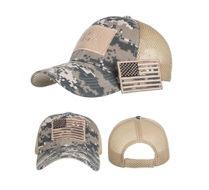 Gorra de Béisbol con Logotipo Americano, Gorras de Béisbol Deportivas de Camuflaje, Gorra Bordada para Viajes, Campamento y Senderismo - Product Image 1