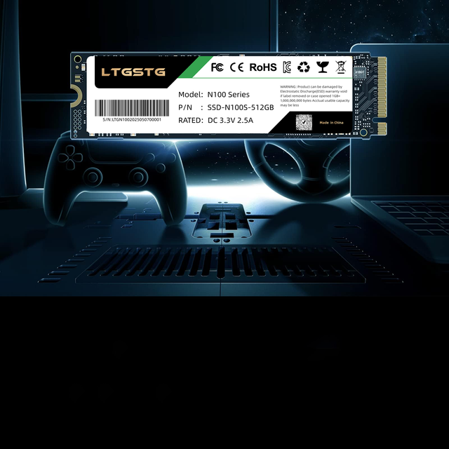 M.2 2280 NVMe SSD 1TB 2TB High Capacity, PCIe 3.0 x4 3500MB/s Read, for Gaming & Content Creation