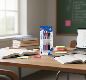 Bolígrafo Pleasy de 0.7 mm, Multicolor, 4 Piezas, para Oficina y Escuela - Product Image 2