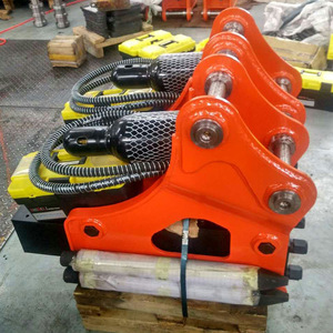 Martillo Hidráulico Hanbo para Excavadora de 1 Tonelada, Maquinaria para Perforación de Roca, Amarillo - Product Image 2