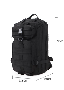 J.SH 600D Oxford anti-hırsızlık naylon astar yürüyüş kamp avcılık için Molle sistemi ile dayanıklı omuz taktik sırt çantası 25L - Product Image 6