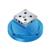 Usinage à cinq axes D250-L100-D52 fraisage cadre de vêtement pneumatique auto-centrant Mini pince à air Cnc outils montage étau