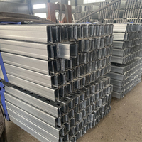 Tube carré en acier au carbone ASTM A500 Grade C, galvanisé, pour les structures de construction, le renforcement du béton, les sols et les murs