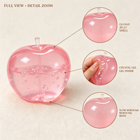 Jouet Squishy Pomme en TPR à Montée Lente, Anti-Stress, Jouet Sensoriel à Presser, Cadeau pour Enfants, Adolescents et Adultes, Vente en Gros