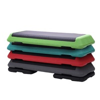 Plataforma de Step Aeróbico de 72 cm de Material PP al por Mayor con 4 Niveles Ajustables para Uso en el Hogar y Centros de Fitness
