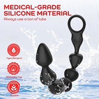 Billes anales vibrantes pour hommes, stimulateur de clitoris et de vagin, vibrateurs anaux, gros godemichets anaux, massage de la prostate, jouets sexuels pour adultes