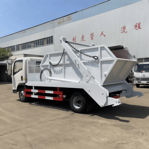 Camion compacteur de déchets à bras oscillant 4x2 de marque HOWO, camion benne basculante, camion compacteur de déchets à rampe basculante, vente en gros à prix réduit - Product Image 6