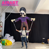 Costume de squelette gonflable personnalisé pour adulte, costume de marionnette gonflable interactif pour festival, défilé, publicité