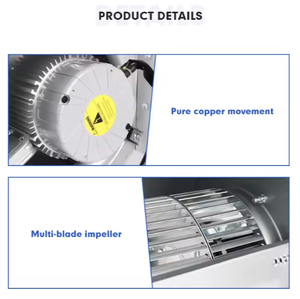 SYZ 9-9-1/2HP HVAC 원심 송풍기 팬 370W AC 모터 2700m 3/h 배기 팬 주철 블레이드 230V OEM 무료 스탠딩 - Product Image 5