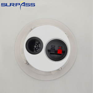 CET52 PA System Haut-parleur de plafond HiFi Stereo Sound Bass 8Ohm Blanc dans les haut-parleurs muraux à vendre - Product Image 5