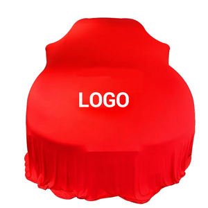 Housse de voiture spéciale salon automobile en fibre super douce, impression sans soie, logo personnalisé - Product Image 4