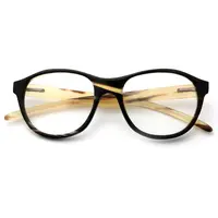 Custom Maken Natuurlijke Buffelhoorn Brillen Optische Frames Naakte Bril