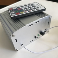 Moteur d'éclairage à fibre optique LED RGBW 10W avec roue scintillante