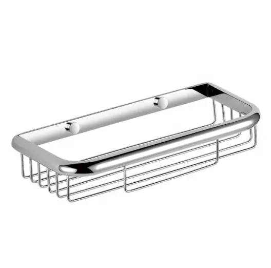 Ningbo Manufacture High Quality Bathroom Accessory Wall Mounted metal wire Soap basket Holder