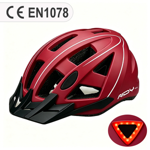 <span class=keywords><strong>Casco</strong></span> <span class=keywords><strong>de</strong></span> Ciclismo Urbano con <span class=keywords><strong>Luz</strong></span> Trasera LED Integrada, Certificado CE EN 1078, Resistente a Impactos - Product Image 5