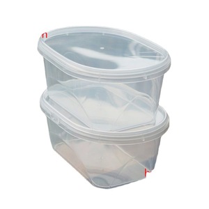 Contenedor de Almacenamiento de Alimentos Rectangular Transparente con Tapa para Carne, Frutas, Verduras, Uso en Refrigerador y Congelador - Product Image 1