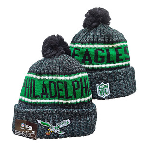 Gorro <span class=keywords><strong>de</strong></span> punto <span class=keywords><strong>de</strong></span> fútbol americano para hombre y mujer, gorro cálido <span class=keywords><strong>de</strong></span> <span class=keywords><strong>invierno</strong></span> con puño y pompón, gorra bordada para aficionados al deporte, venta al por mayor - Product Image 2