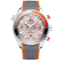 PAULAREIS 45mm Zifferblatt Luxus-Armbanduhren Leuchtende Mechanische Uhr Sport Wasserdicht Chronograph Automatikuhren