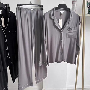Vente <span class=keywords><strong>en</strong></span> gros : Vêtements de nuit <span class=keywords><strong>pour</strong></span> femmes grandes tailles <span class=keywords><strong>en</strong></span> modal, pyjamas couleur unie, tenues décontractées amples <span class=keywords><strong>pour</strong></span> la maison et le quotidien - Product Image 1