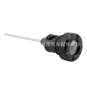 Varilla medidora de aceite Moshark de 185,1 mm, indicador de temperatura del aceite para motocicleta Harley - Product Image 3
