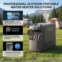 Sac à dos de douche électrique portable pour RV pour le nettoyage des animaux de compagnie de voiture de plage en plein air