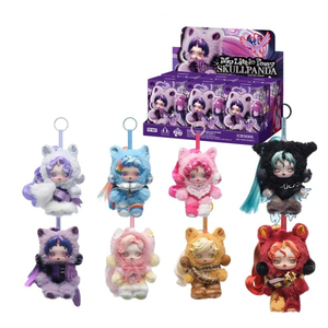 สินค้าขายดี ของแท้ 100% ตุ๊กตา Popmart SKULLPANDA ซีรีส์ My Little Pony น่ารัก จี้ห้อยกระเป๋า กล่องสุ่ม ของเล่นตุ๊กตาขนนุ่ม พวงกุญแจ สำหรับเด็กผู้หญิง - Product Image 1