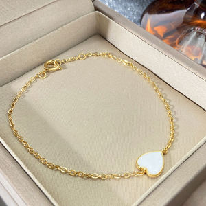 Ensemble de bracelets en laiton tendance à gouttes d'huile pour femmes, cadeau de fiançailles, de fête ou de mariage, plaqué or 18 carats et rhodium - Product Image 2