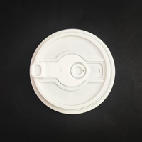 Échantillon gratuit 90mm PP jetable réutilisable thé café couvercle de tasse en plastique