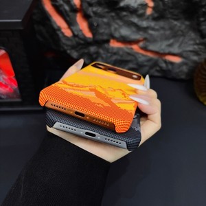 เคสโทรศัพท์มือถือแม่เหล็กเนื้อคาร์บอนไฟเบอร์คุณภาพสูง สำหรับ iPhone 18 17 16 15 Pro Max  บางเฉียบ แข็งแรง ทนทาน - Product Image 6