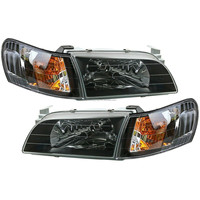 Clignotant Voiture Avant Coin Lampe Lumières Lentille Noir Signal Lampe Phare pour Toyota Corolla AE100 E100 AE101 1992 - 1995 81130