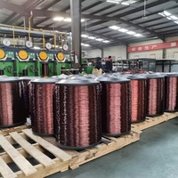 Fil de bobinage en aluminium émaillé 0,50 0,55 0,60 0,65 0,70 0,75 pour le rembobinage de moteurs industriels et de générateurs