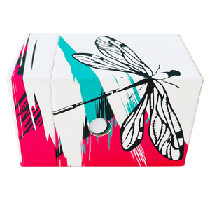 Custom Logo Printed 1 Gram Pen Box CR Lock Packaging with UV Coating Embossing Mysterious Childproof Art Paper Cartridge Set - Product Image 5