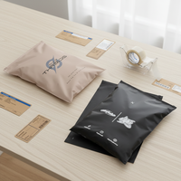 Sacs à Vêtements Givrés en Plastique Ziplock Transparents, Auto-Scellants, avec Fermeture Éclair, pour Chemises et Vêtements, Logo Imprimé, Emballage Personnalisé en Gros