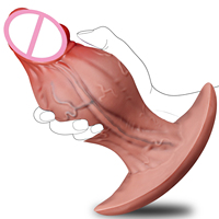 Gelance – Plug anal réaliste et souple en silicone liquide, étanche, pour femmes et hommes, stimulation du point G et de la prostate