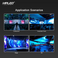 Panneau LED d'intérieur MPLED P2.6, étanche IP45, grand mur vidéo pour scène, idéal pour les entreprises de location d'événements, stock européen.