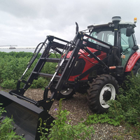 Chargeur multifonctionnel à moteur Euro 5 à quatre roues motrices agricole à haute productivité, chargeur de tracteur, best-seller