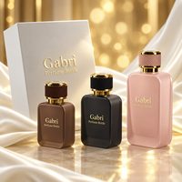 Flacon de parfum à étiquette privée 30ml 50ml 100ml avec boîte, vaporisateur à fine brume rond, flacon de parfum personnalisé, flacon de parfum vide de luxe