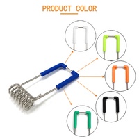 Lampe à tube LED à ressort de moulage par injection bord enveloppé plafonnier à ressort à clip pour matériel d'éclairage accessoires de lampe à ressort