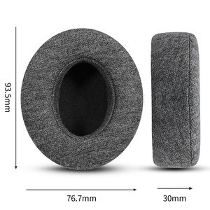 Almohadillas de Repuesto para Auriculares <span class=keywords><strong>Beats</strong></span> <span class=keywords><strong>Studio</strong></span> 2/<span class=keywords><strong>Studio</strong></span> <span class=keywords><strong>3</strong></span>, de Tela de Algodón Suave al Tacto y Esponja Gruesa - Product Image 2