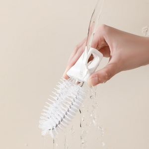 Toe <b>Gap</b> Cleaning Brush with Handle - Soft Bristle Foot Scrubber for Shower & Foot Care, Deep Clean Between Toes - Product Image 6