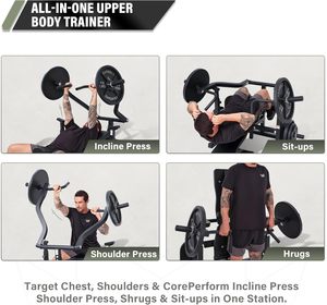 CZFIT Equipo de Gimnasio Multifuncional para el Hogar, Máquina Comercial de Press de Pecho, Banco Plano para Levantamiento de Pesas - Product Image 6
