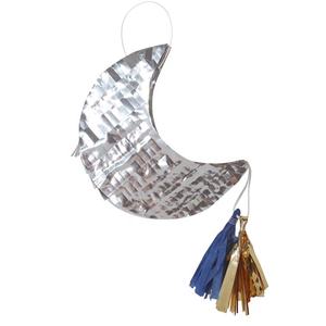 EASTTERN Fabricants Personnalisés de Boîtes à Bonbons Piñata pour la Décoration de Fêtes d'Anniversaire d'Enfants, Piñata Étoile et Lune avec Queue - Product Image 2