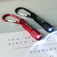 Mini lampe de poche LED de poche portable porte-clés torche batterie AA étanche pour un usage quotidien et le camping en plein air