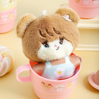 Caja Sorpresa de Peluche Serie Mikko Cup, Juguete de Peluche Kawaii Auténtico, Colgante Mini Taza de Calidad Alimentaria, Regalo Perfecto para Todas las Edades