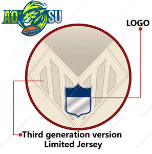 Camiseta de la Tercera Edición Limitada de los Arizona, 18 Marvin Harrison Jr., 1 Murray, 3 Baker, 85 McBride, Camisetas de Fútbol Americano Bordadas - Product Image 3