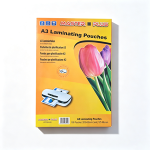Hot Sale 80/100/125mic A3 A4 Thermal MASTER OLUS Laminating Film, PET Photo Pouch for Document &amp; Picture Protection - Product Image 1