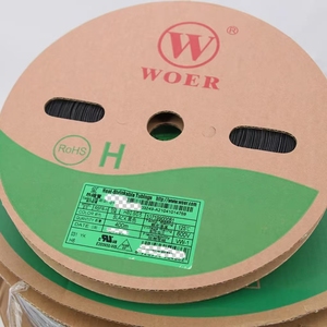 Tubo termorretráctil de doble pared negro 3:1 con funda de cable ecológica Gule para cableado eléctrico y protección - Product Image 1