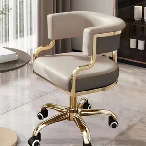 Table et chaise de manucure modernes et simples, mobilier de salon de manucure, spa, luxe, PU, hauteur réglable, chaises de manucure rotatives - Product Image 5