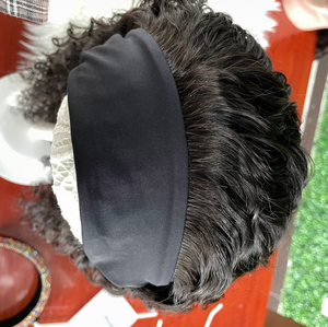 Perruques de Gros <span class=keywords><strong>Bandeau</strong></span> Perruque <span class=keywords><strong>Cheveux</strong></span> Humains pour Femmes Noires Mouillées et Ondulées Fournisseurs Cuticules Alignées Vierge Brésilienne Taille Moyenne Courte - Product Image 6